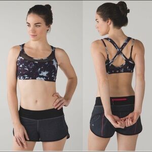Lululemon Get Down Bra in Static Blossom